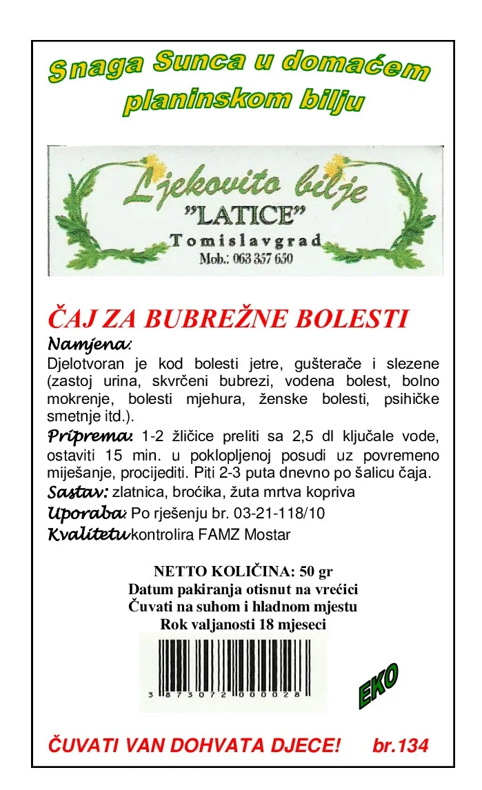 Čaj za bubrežne bolesti - Slika 2