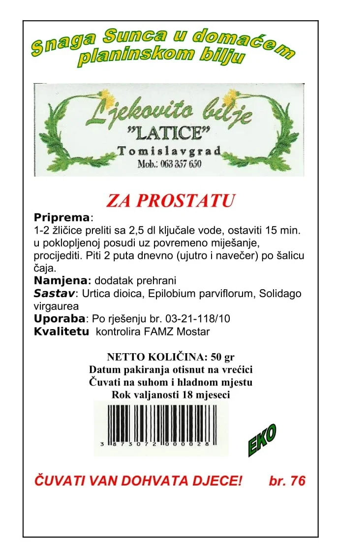 Čaj za prostatu - Slika 2